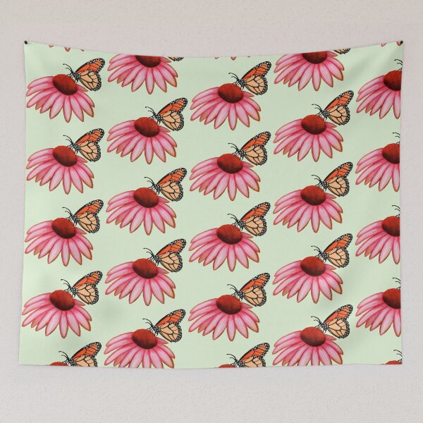 Item preview, Butterfly and Pink Flower designed and sold by Waves and Water.