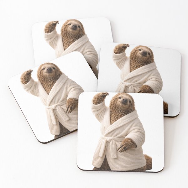 Item preview, Bathrobe Giant Ground Sloth designed and sold by Sillytoe.