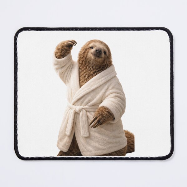 Item preview, Bathrobe Giant Ground Sloth designed and sold by Sillytoe.