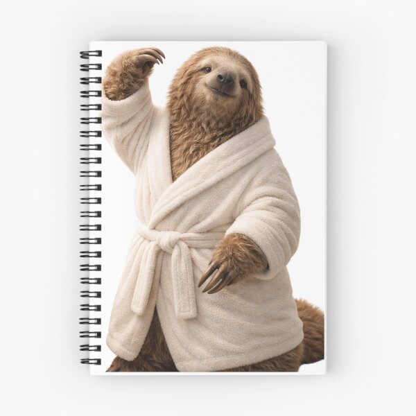 Item preview, Bathrobe Giant Ground Sloth designed and sold by Sillytoe.