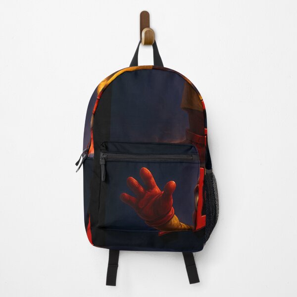 Item preview, Red Pointy Character Waving Hand In Spotlight designed and sold by divinenumbers.
