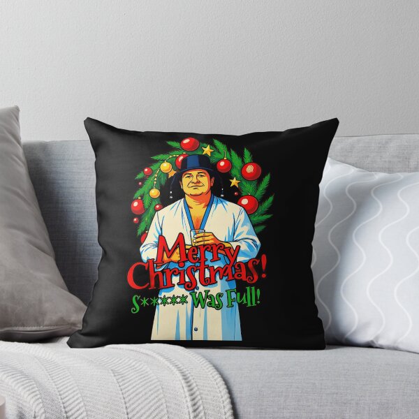 Item preview, Man In Robe Holding Drink Standing Before Festive Wreath designed and sold by divinenumbers.