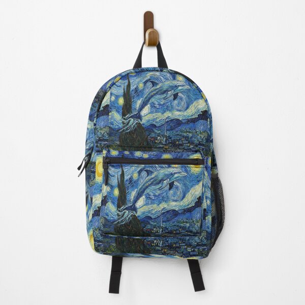 Item preview, Dolphin swimming on a starry night designed and sold by aponwao.