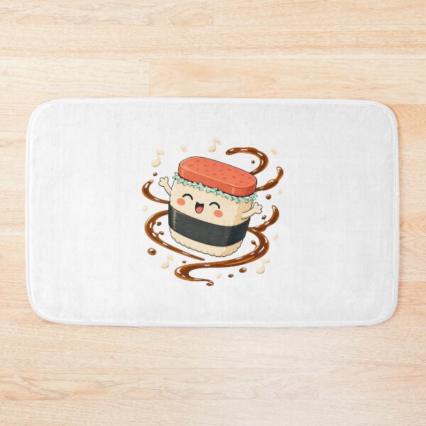 Item preview, Happy Hawaiian Musubi Character Musical Notes designed and sold by chattsuede.