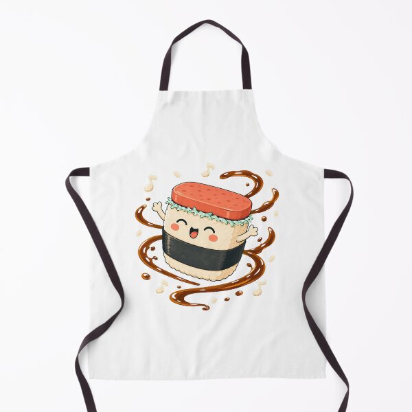 Item preview, Happy Hawaiian Musubi Character Musical Notes designed and sold by chattsuede.