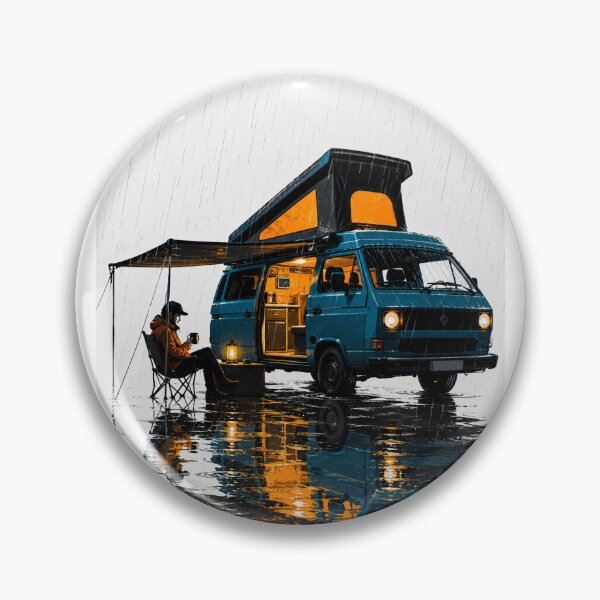 Item preview, Rainy Van Camping Adventure designed and sold by optimusprime39.