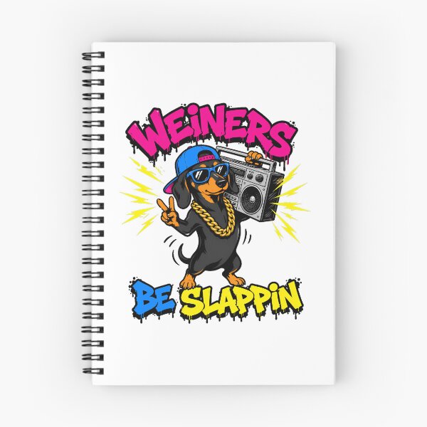 Item preview, Dachshund Weiners Be Slappin 90s Hip Hop designed and sold by chattsuede.