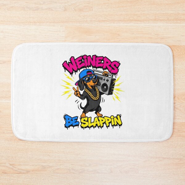 Item preview, Dachshund Weiners Be Slappin 90s Hip Hop designed and sold by chattsuede.