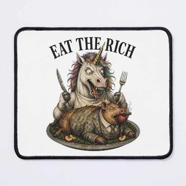Item preview, Eat The Rich - Unicorn Edition designed and sold by DFerraz.