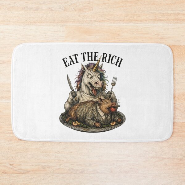 Item preview, Eat The Rich - Unicorn Edition designed and sold by DFerraz.