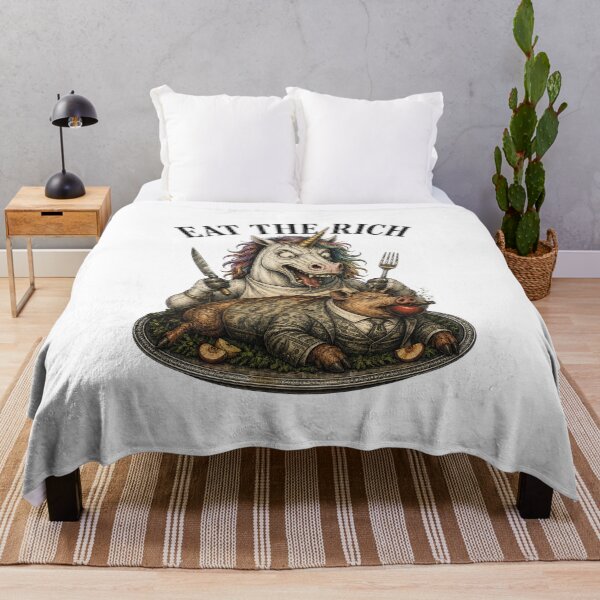 Item preview, Eat The Rich - Unicorn Edition designed and sold by DFerraz.