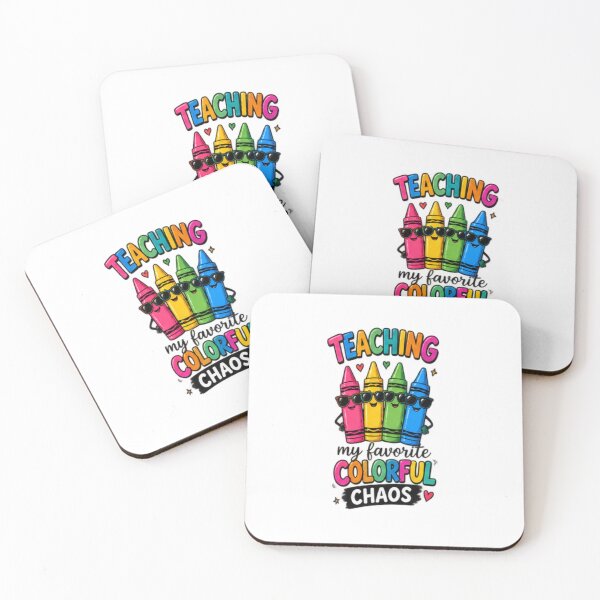 Item preview, Teaching My Favorite Colorful Chaos - Funny Teacher designed and sold by joy-Moons.