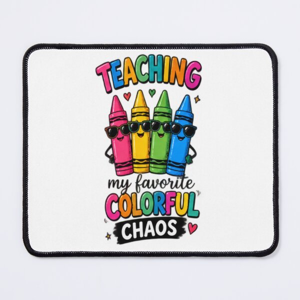 Item preview, Teaching My Favorite Colorful Chaos - Funny Teacher designed and sold by joy-Moons.