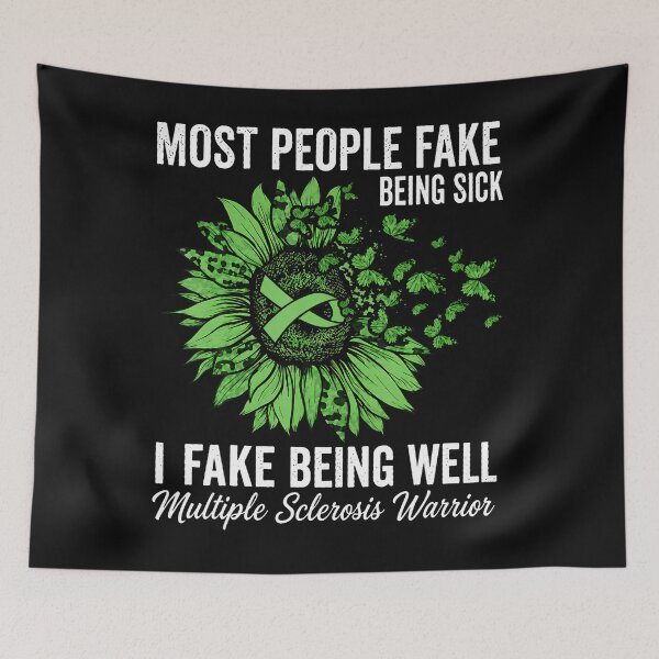 Item preview, Most People Fake Being Sick I Fake Being Well Ms Warrior designed and sold by JamesCrArt.