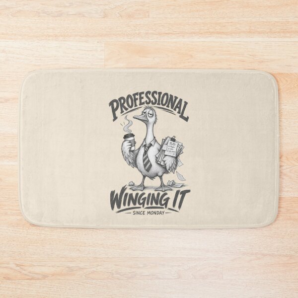 Item preview, Professional Winging It Since Monday – Funny Goose Work & Office Humor designed and sold by Williams Anderson.