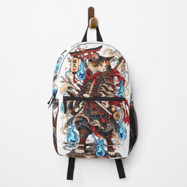 Item preview, The Samurai Cat of the Flames | Ukiyo-e Japanese Art designed and sold by Substance_life.