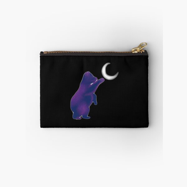 Item preview, Reaching For The Moon Cute Celestial Bear Purple Silhouette Design designed and sold by AstralALl.