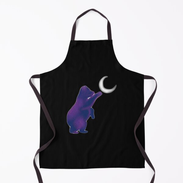 Item preview, Reaching For The Moon Cute Celestial Bear Purple Silhouette Design designed and sold by AstralALl.