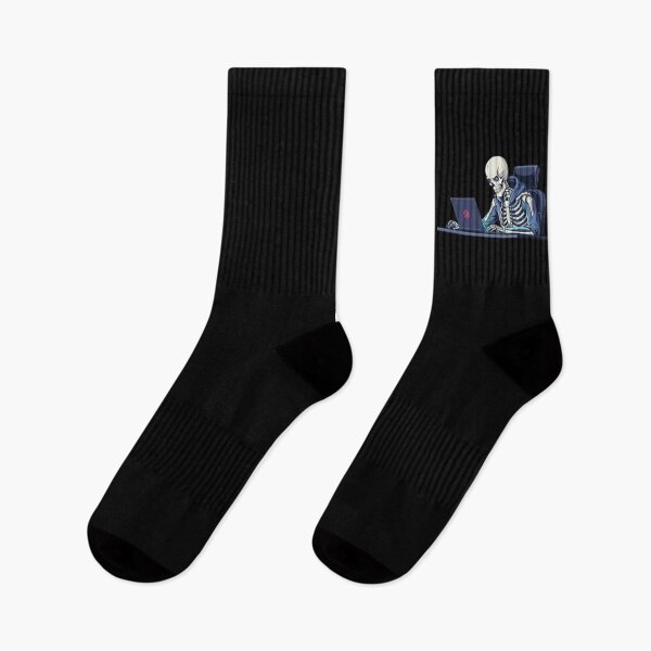 Item preview, The Eternal Coder: Skeleton Working Late designed and sold by Northern Glow Art.