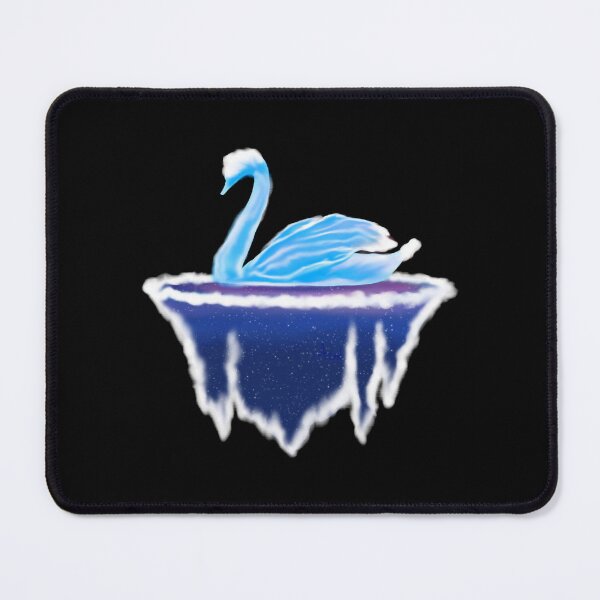 Item preview, Starlit Wave Swan Beautiful Dreamy Watercolor Nebula Art designed and sold by AstralALl.