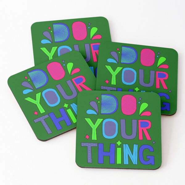 Item preview, Retro Do Your Thing Artsy Positive Quote designed and sold by Lovemountain.