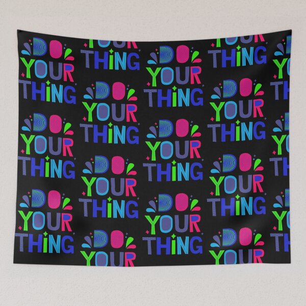 Item preview, Retro Do Your Thing Artsy Positive Quote designed and sold by Lovemountain.