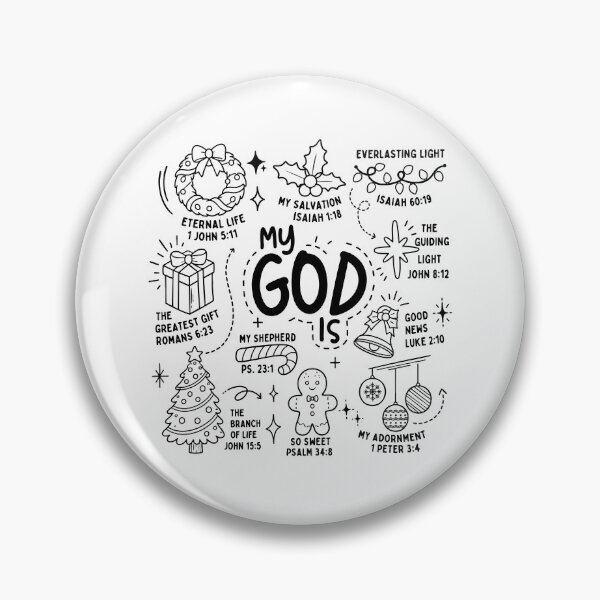 Item preview, My God Is Christmas designed and sold by cabanalunaire.