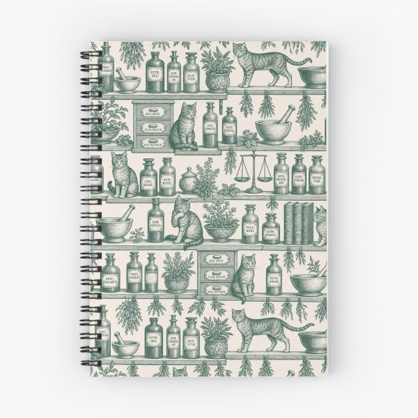 Item preview, Apothecary Toile Seamless Pattern | Vintage Witchy Toile Repeat designed and sold by StickyGuys.