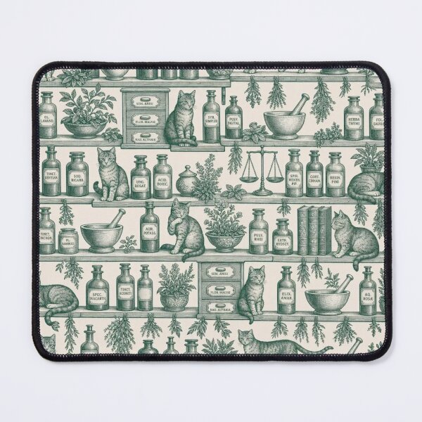 Item preview, Apothecary Toile Seamless Pattern | Vintage Witchy Toile Repeat designed and sold by StickyGuys.