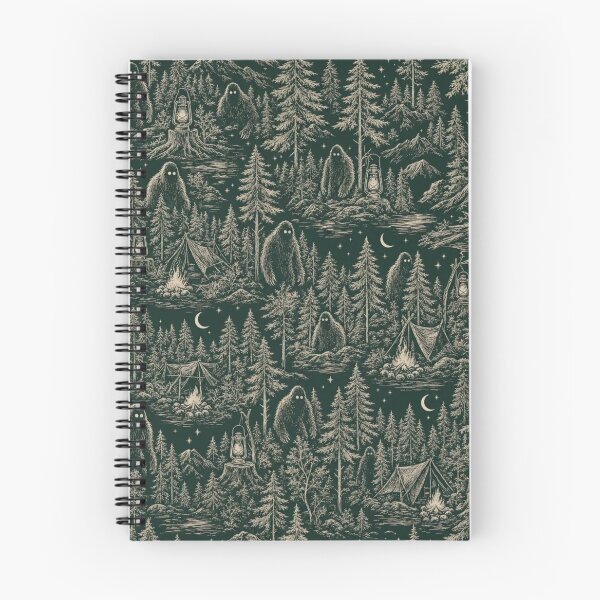 Item preview, Cryptid Club Toile Seamless Pattern | Vintage Cryptid Toile Repeat designed and sold by StickyGuys.