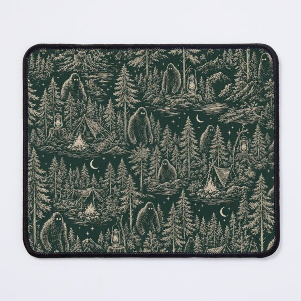 Item preview, Cryptid Club Toile Seamless Pattern | Vintage Cryptid Toile Repeat designed and sold by StickyGuys.