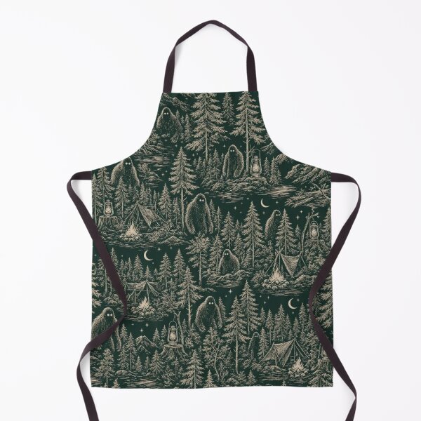 Item preview, Cryptid Club Toile Seamless Pattern | Vintage Cryptid Toile Repeat designed and sold by StickyGuys.