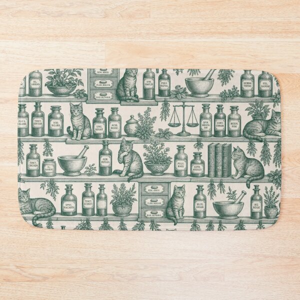 Item preview, Apothecary Toile Seamless Pattern | Vintage Witchy Toile Repeat designed and sold by StickyGuys.