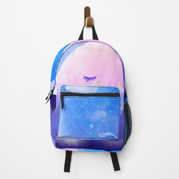 Item preview, Dreamy Pink Whale in Blue Ocean designed and sold by tammist.