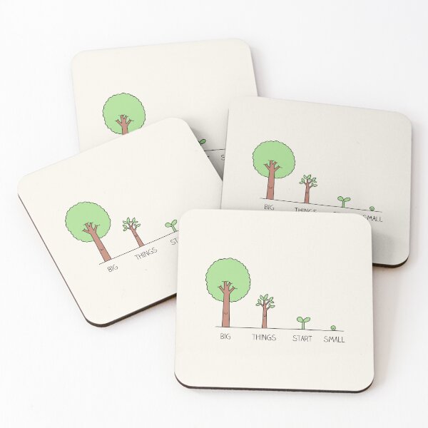 Item preview, Big things start small designed and sold by Milkyprint.