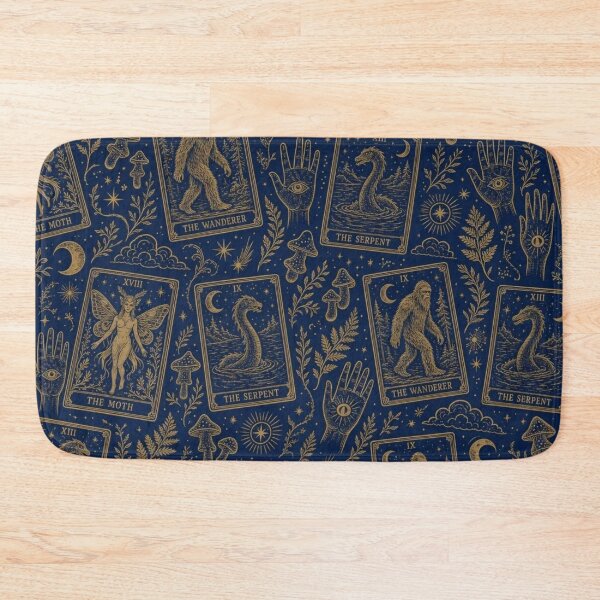 Item preview, Cryptid Tarot Toile Seamless Pattern | Vintage Cryptid Toile Repeat designed and sold by StickyGuys.