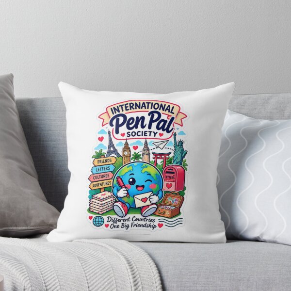 Item preview, Global Pen Pal Club Around The World | International Friendship Mail Art designed and sold by alexcorporation.
