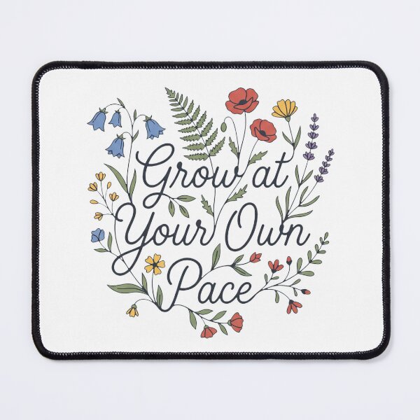 Item preview,  Grow at Your Own Pace Botanical Wildflower designed and sold by pattman.
