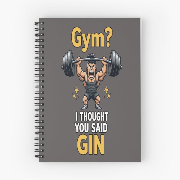 Item preview, Gym I Thought You Said Gin Funny Workout designed and sold by FruitDramaClub.
