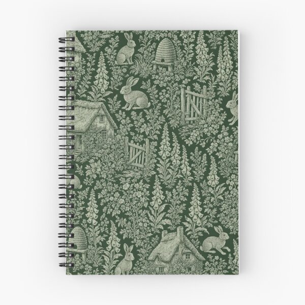 Item preview, Dark Cottage Toile Seamless Pattern | Vintage Dark Cottagecore Toile Repeat designed and sold by StickyGuys.