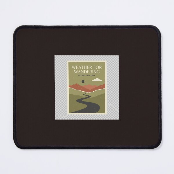 Item preview, Weather For Wandering Vintage Minimalist Travel Design designed and sold by ImagineDraws.
