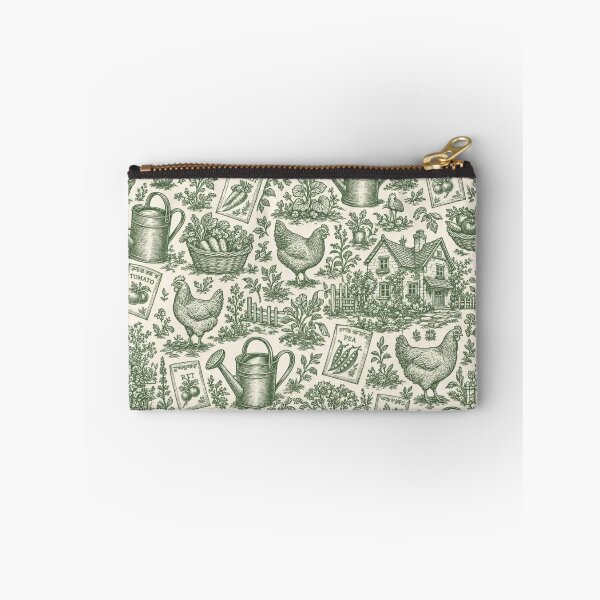 Item preview, Cottage Farming Game Toile Seamless Pattern | Vintage Cozy Gaming Toile Repeat designed and sold by StickyGuys.