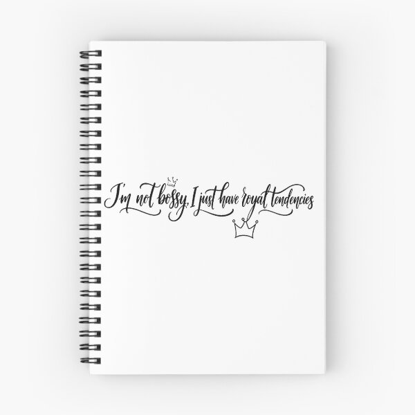 Item preview, Not Bossy Royal Tendencies Sassy Calligraphy Quote designed and sold by chattsuede.