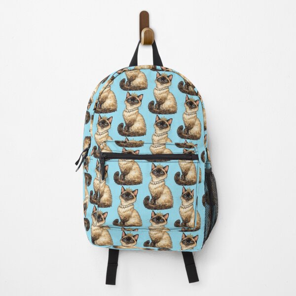 Item preview, Whimsical Sassy Siamese Cat with a Royal Attitude designed and sold by Lion and Lamb Design.