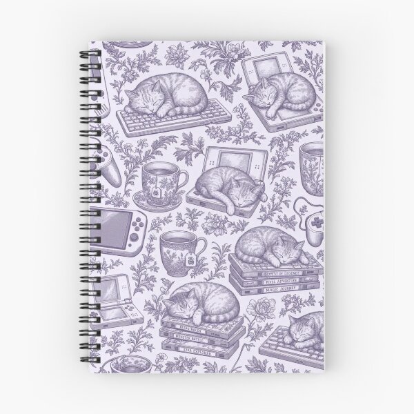 Item preview, Cozy Gaming Toile Seamless Pattern | Vintage Cozy Gaming Toile Repeat designed and sold by StickyGuys.