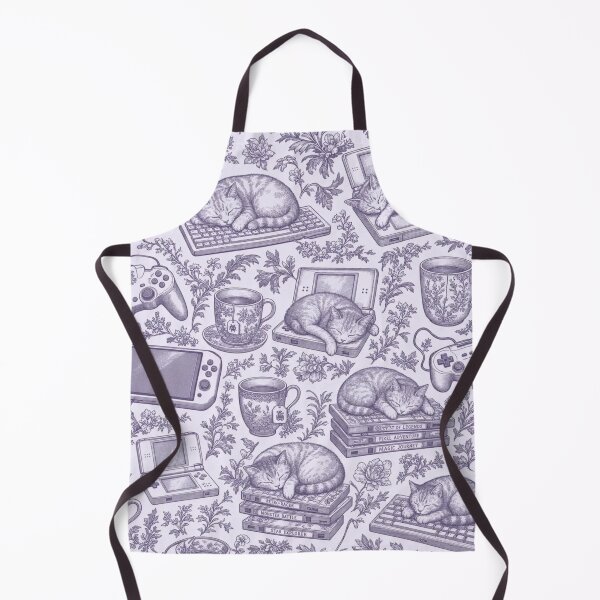 Item preview, Cozy Gaming Toile Seamless Pattern | Vintage Cozy Gaming Toile Repeat designed and sold by StickyGuys.