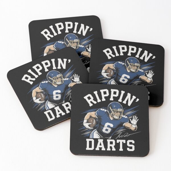 Item preview, Giants Jaxson Dart Rippin Darts designed and sold by ErinRuthie.