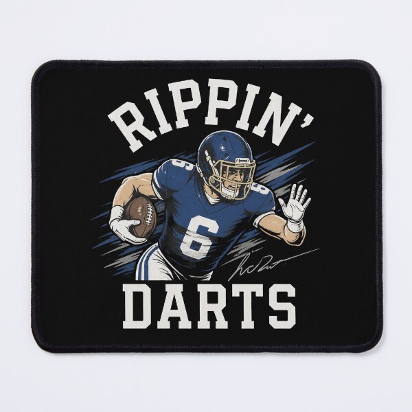 Item preview, Giants Jaxson Dart Rippin Darts designed and sold by ErinRuthie.
