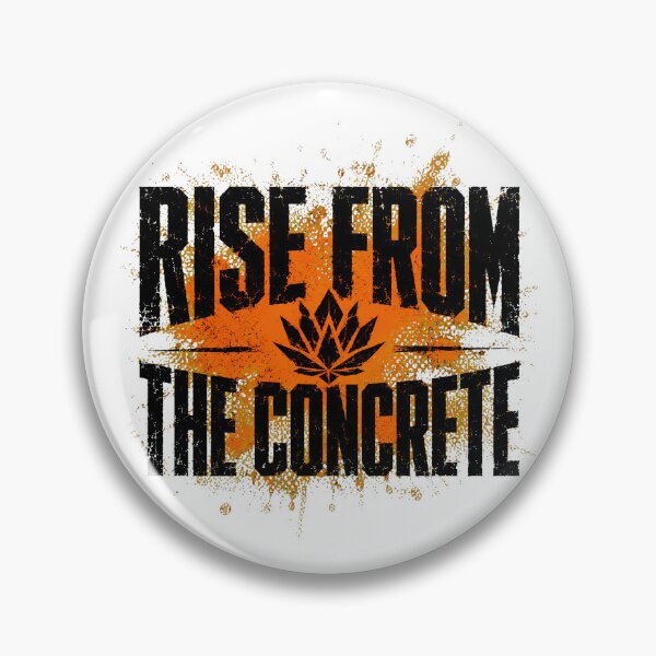Item preview, Rise From The Concrete Lotus Gritty Streetwear designed and sold by chattsuede.
