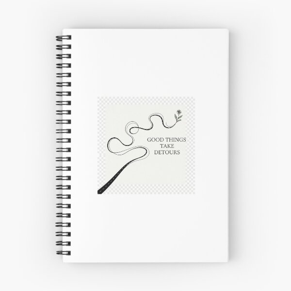Item preview, Good Things Take Detours Minimalist Journey Quote Design designed and sold by ImagineDraws.